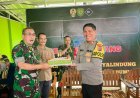 Polsek Nyalindung Polres Sukabumi Sampaikan Ucapan Selamat HUT TNI ke-80, Wujudkan Sinergitas TNI-Polri di Wilayah
