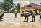 Polsek Cikidang Gelar Apel Pagi dan Serah Terima Tugas Pelayanan