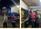 Patroli Biru Polsek Cikidang Polres sukabumi Tingkatkan Keamanan Wilayah pada Malam Hari