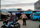 Polsek Cikembar Gelar Giat Rutin Pengaturan Lalu Lintas di Titik Rawan Kemacetan