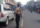 Polsek Cicurug Polres Sukabumi Laksanakan Gatur Lalin di Titik Rawan Kemacetan, Arus Kendaraan Terpantau Lancar