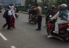 Polsek Cicurug Polres Sukabumi laksanakan pengaturan arus lalu lintas di titik rawan kemacetan