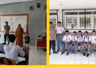 Bhabinkamtibmas Polsek Gegerbitung Sambangi Sekolah, Antisipasi Pelajar Ikut Aksi Unras