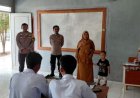 Bhabinkamtibmas Polsek Gegerbitung Polres Sukabumi Sambangi SMA/SMK untuk Himbauan Kamtibmas
