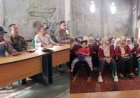 BHABINKAMTIBMAS POLSEK CIEMAS POLRES SUKABUMI HADIRI PENYALURAN INSENTIF KADER POSYANDU DAN LAKSANAKAN GIAT SAMBANG WARGA (DDS) DI DESA TAMANJAYA