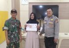 Polsek Cikembar Polres Sukabumi lakukan pengamanan dan monitoring pembagian BLT Dana Desa di Desa Cimanggu