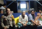 Polsek Simpenan Polres Sukabumi laksanakan sambang dan kontrol Pos Satkamling di Desa Cidadap