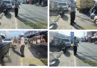 Unit Lantas Polsek Parungkuda Laksanakan Pengaturan Arus Lalu Lintas Pagi Hari
