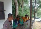Bhabinkamtibmas Polsek Nyalindung di Desa Wangunreja Laksanakan DDS dan Sampaikan Himbauan Kamtibmas
