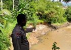 Bhabinkamtibmas Polsek Parungkuda Polres Sukabumi Laksanakan Monitoring Sungai Cicatih Antisipasi Banjir