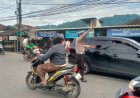 Giat Rutin Anggota Lantas Polsek Cikembar Atur Arus Lalu Lintas di Titik Rawan Macet