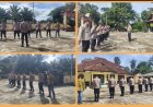 Apel Pagi dan Serah Terima Tugas di Polsek Cikidang Polres Sukabumi Berjalan Lancar
