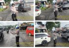 Polsek Parungkuda Laksanakan Pengaturan Arus Lalu Lintas di Pagi Hari
