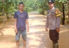 Polsek Ciemas Polres Sukabumi Lakukan Monitoring Sungai dan Himbauan Waspada Bencana Pasca Hujan Lebat di Wilayah Hukum Polsek Ciemas