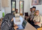 Bhabinkamtibmas Polsek Nyalindung Polres Sukabumi Desa Nyalindung Sambangi Kantor Desa, Ajak Perangkat Desa Bersinergi Jaga Kamtibmas dan Ketahanan Pangan