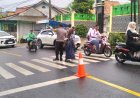 Gatur arus lalin Polsek Cisolok Polres Sukabumi, Personel Laksanakan Pengaturan Pagi di Titik Rawan Kemacetan