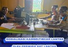Personil Sat Lantas Polres Sukabumi Sosialisasikan Keselamatan Berkendara Melalui Radio