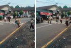 Kapolsek Cikidang Lakukan Yanmas dan Gatur Lalin Pagi di Depan SDN 1 Cikidang