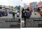 Polsek Parungkuda Lakukan Pengaturan Lalu Lintas di Area Pasar Parungkuda