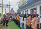 Polsek Parungkuda Apel Pagi Ops Lilin Lodaya 2025 di Pos Terpadu Exit Tol Parungkuda