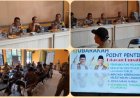 Polsek Cisolok Polres Sukabumi Bersama Forkopincam Gelar Rakor Persiapan Pengamanan Libur Natal dan Tahun Baru