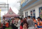 Apel Pagi Pos Pam Terpadu Exit Tol Parungkuda Polsek Parungkuda Polres Sukabumi Digelar, Kapos Pam Tekankan Kesiapsiagaan Ops Lilin Lodaya 2025