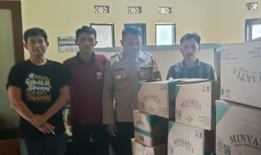 Bhabinkamtibmas Polsek Kalibunder Polres Sukabumi Laksanakan DDS dan Monitoring Penyaluran Bantuan Pangan untuk 774 KPM