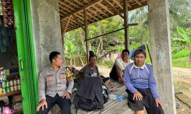 Bhabinkamtibmas Polsek Kalibunder di Desa Cimahpar Tingkatkan Silaturahmi dan Keamanan Diwilayah