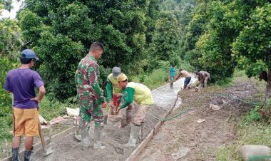 TNI Bangun 10,5 Km Jalan di Sulteng Hanya 1 Bulan, Kolaborasi dengan Warga