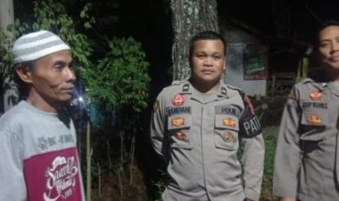 Polsek Gegerbitung Polres Sukabumi Intensifkan KRYD Patroli Biru Malam Hari, Kapolsek Ajak Warga Aktif Jaga Kamtibmas