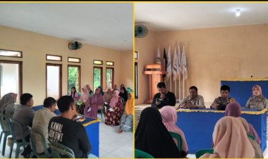 Polsek Ciemas Polres Sukabumi Monitoring Penyaluran BLT DD Desa Cibenda Tahun 2025