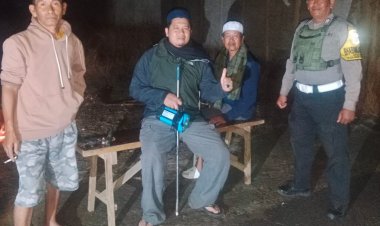 Polsek Cicurug Tingkatkan Patroli Satkamling di Malam Hari