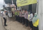 Apel Siaga Gabungan Pospam Caringin Digelar, Kapolsek Tekankan Kesiapsiagaan Personel Ops Lilin Lodaya