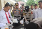 Sebanyak 177 Personel, di Tes Urine langsung oleh Kapolres Sukabumi Hasilnya Negatif
