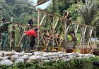 TNI Fokus Bangun Jembatan di Titik-Titik Akses Vital Sumatera Barat