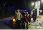 Polsek Nagrak Laksanakan Patroli Biru, Ciptakan Situasi Kamtibmas Kondusif