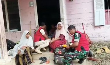 Dari Desa ke Desa, Layanan Kesehatan TNI-Polri Keliling Obati Warga Terdampak Bencana Sumatra