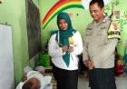 Bhabinkamtibmas Polsek Parungkuda Monitoring Posyandu Pemberian Vitamin A dan Obat Cacing