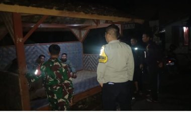 Polsek Cidahu Sambangi Satkamling, Perkuat Peran Pam Swakarsa Jaga Kamtibmas