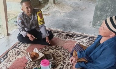 Bhabinkamtibmas Polsek Lengkong Polres Sukabumi Laksanakan DDS di Desa Neglasari, Himbau Warga Jaga Keamanan Lingkungan