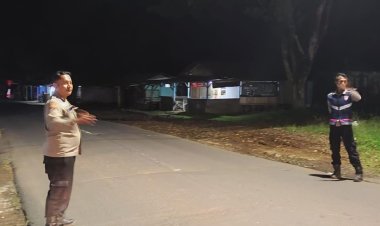Polsek Cikidang Gelar Patroli Biru KRYD Antisipasi Gangguan Kamtibmas