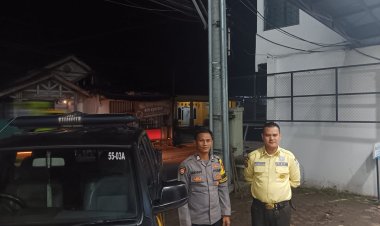 Polsek Cikembar Gelar Patroli Biru, Jaga Kamtibmas Tetap Kondusif