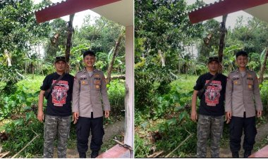 Bhabinkamtibmas Polsek Caringin, BRIPTU Achmad Fazar Zulmy, melaksanakan kegiatan Sambang Door to Door System